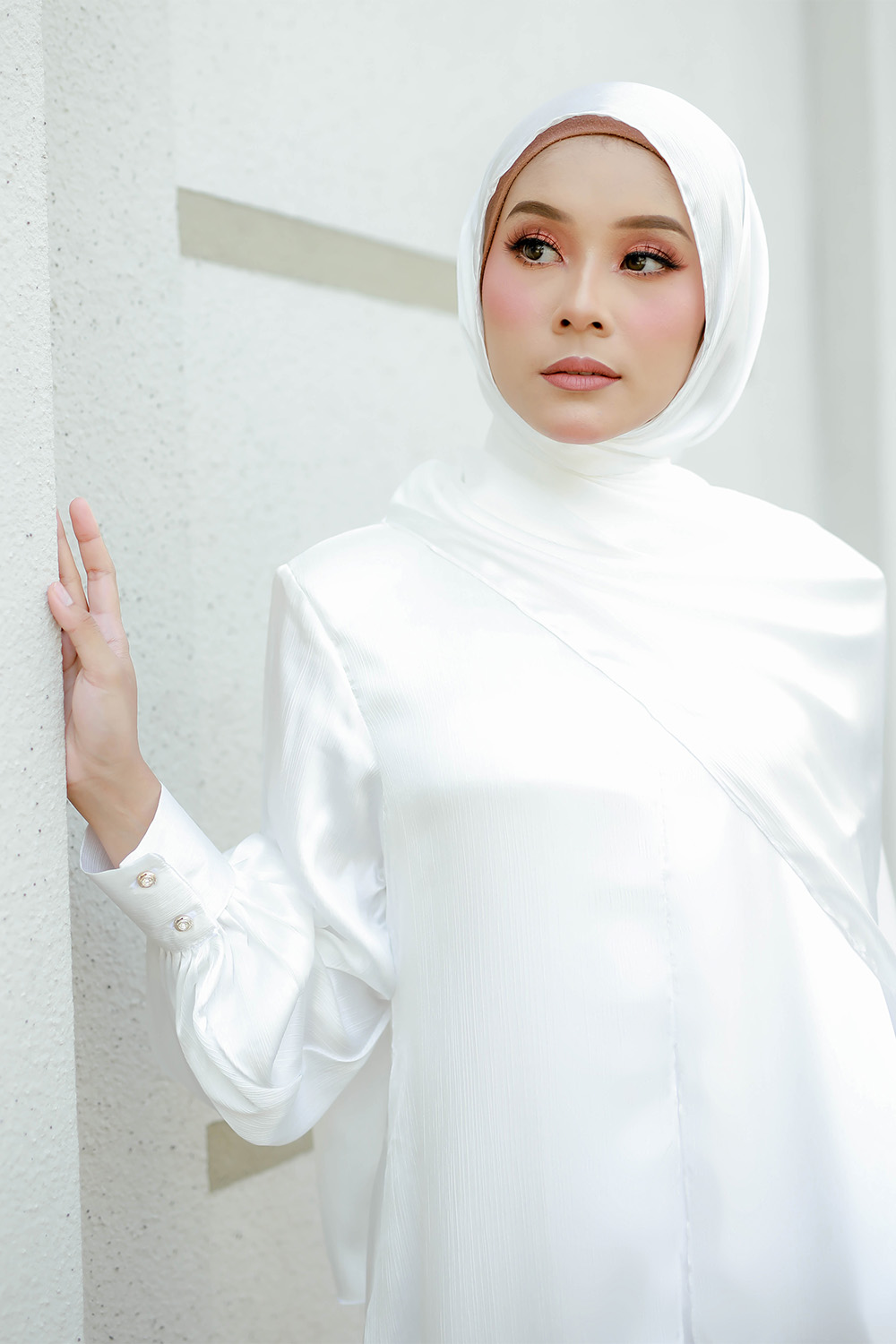 Hagia Abaya - Pure White
